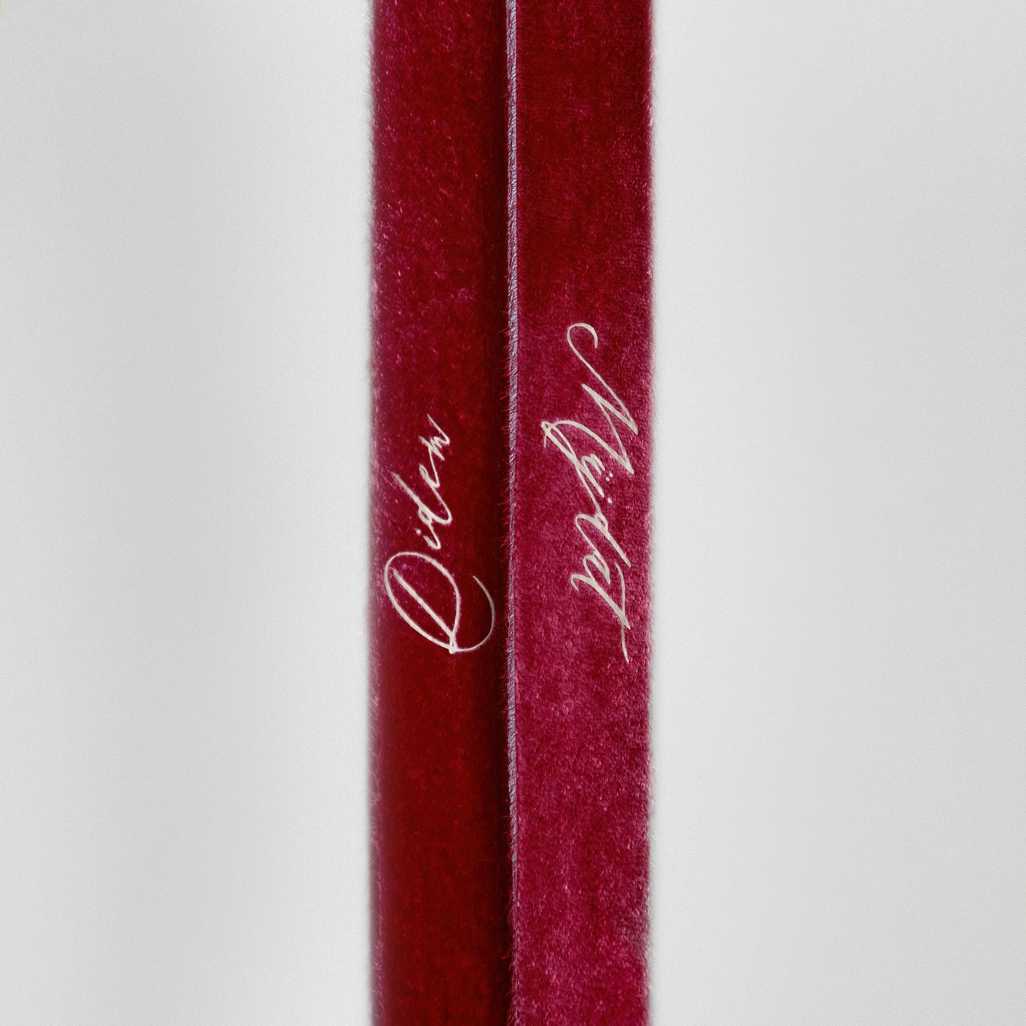 Kişiselleştirilmiş Yüzük Kurdelesi: İPEK KADİFE