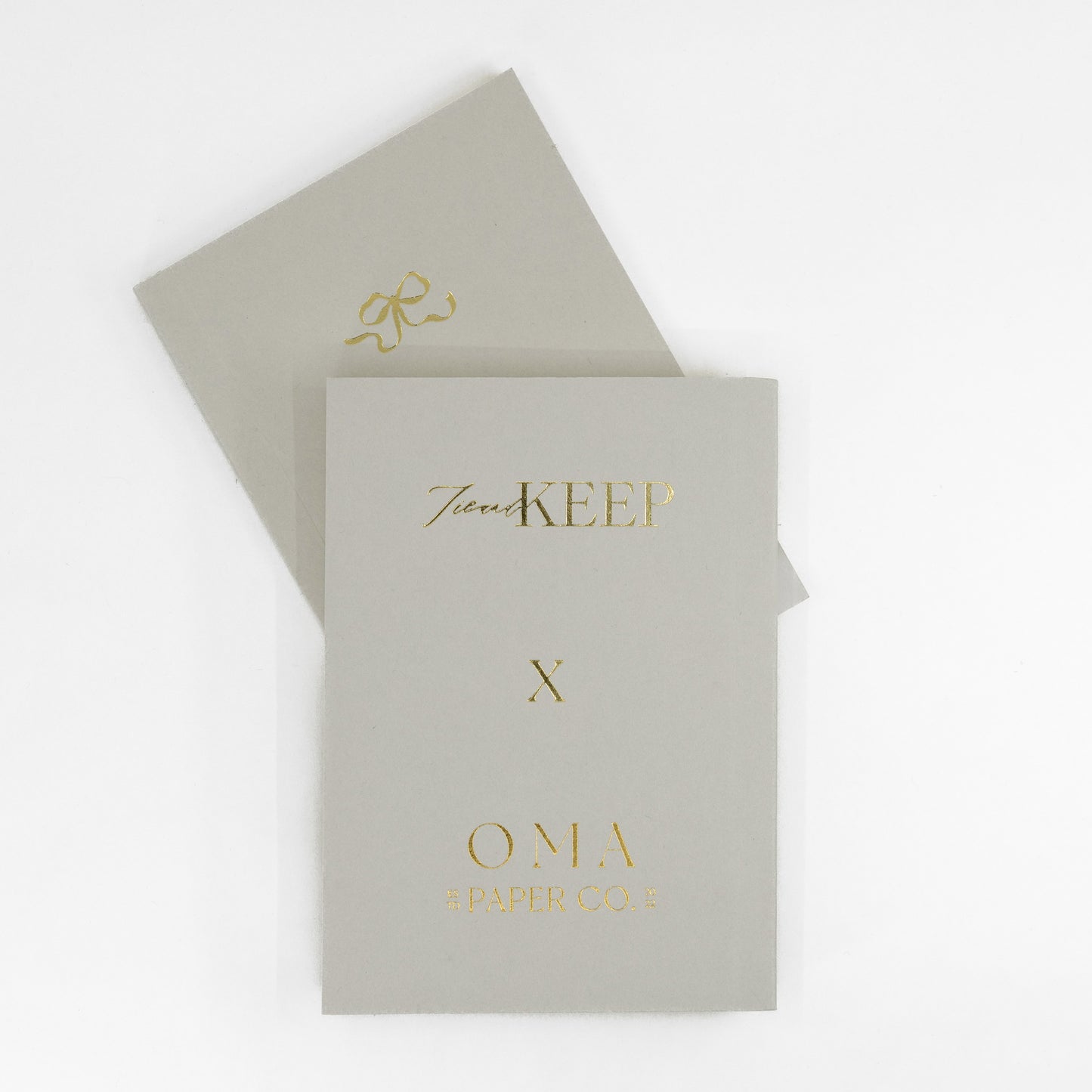 Tie and Keep X Oma Paper Co: DUO POCKET BOOK SET I RIBBONS