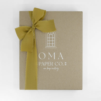 Tie and Keep X Oma Paper Co: DUO POCKET BOOK SET I RIBBONS