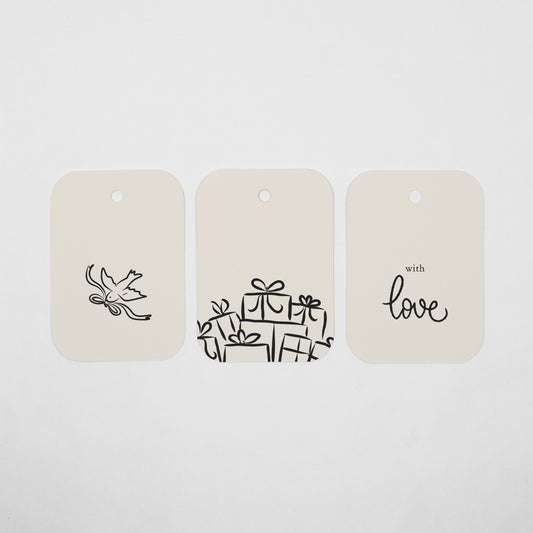 Hediye Etiketi Seti: GIFT